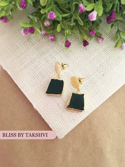 Tvesha Rectangle Drop Earrings