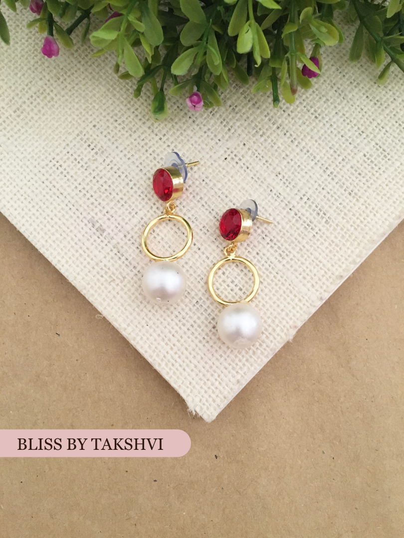 Vidhi Pearl Drop Earring