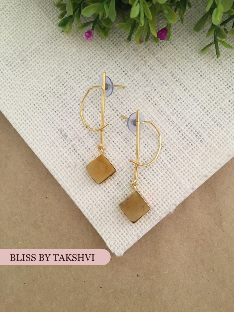 Reena Rhombus Drop Earring