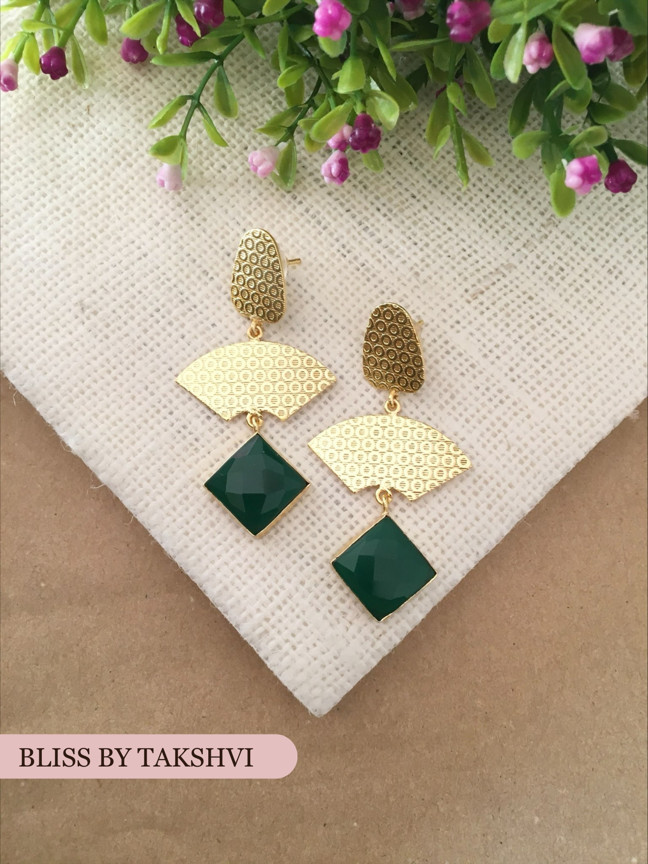 Raksha Double Layer Earrings