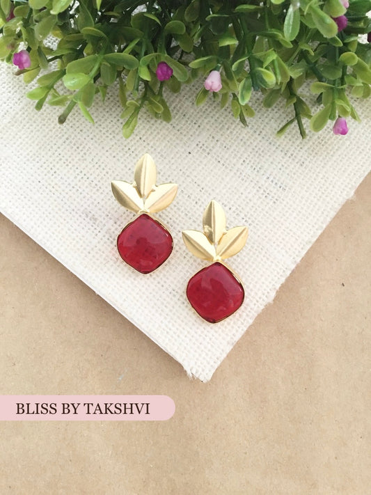 Brinda Petal Stud Earring