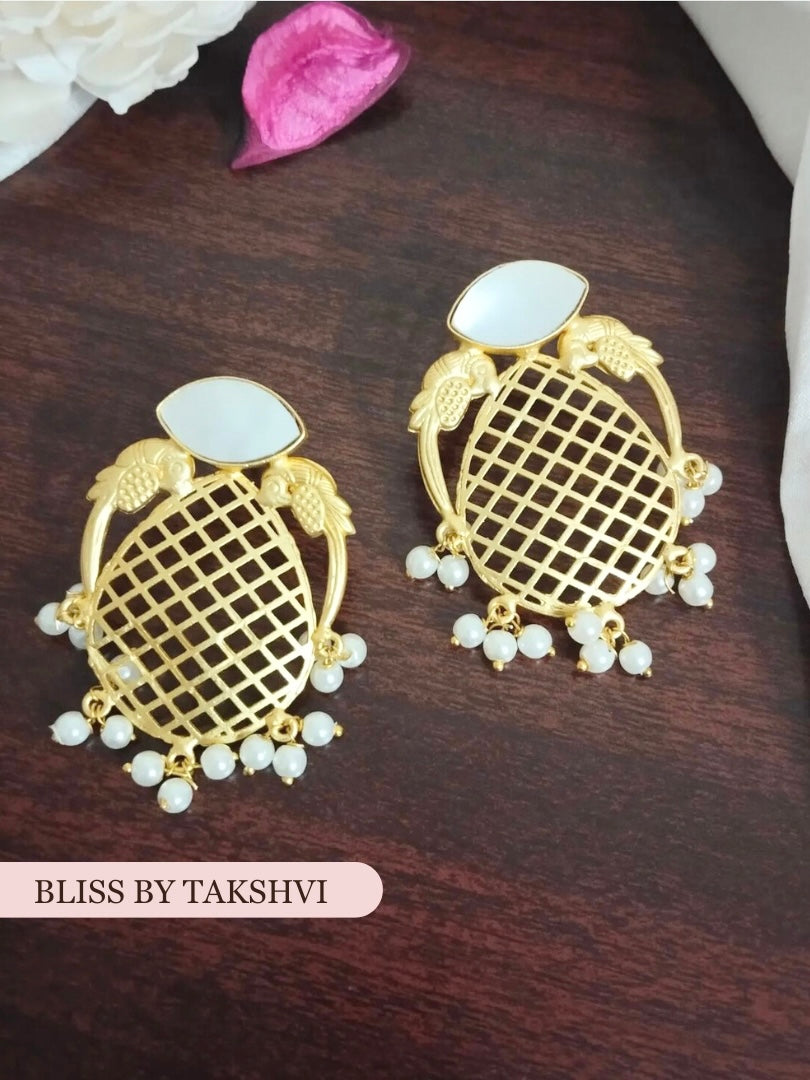 Kashvi Bird Stud Earrings