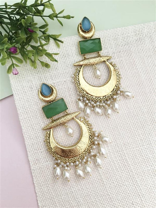 Tridha Long Big Size Earrings