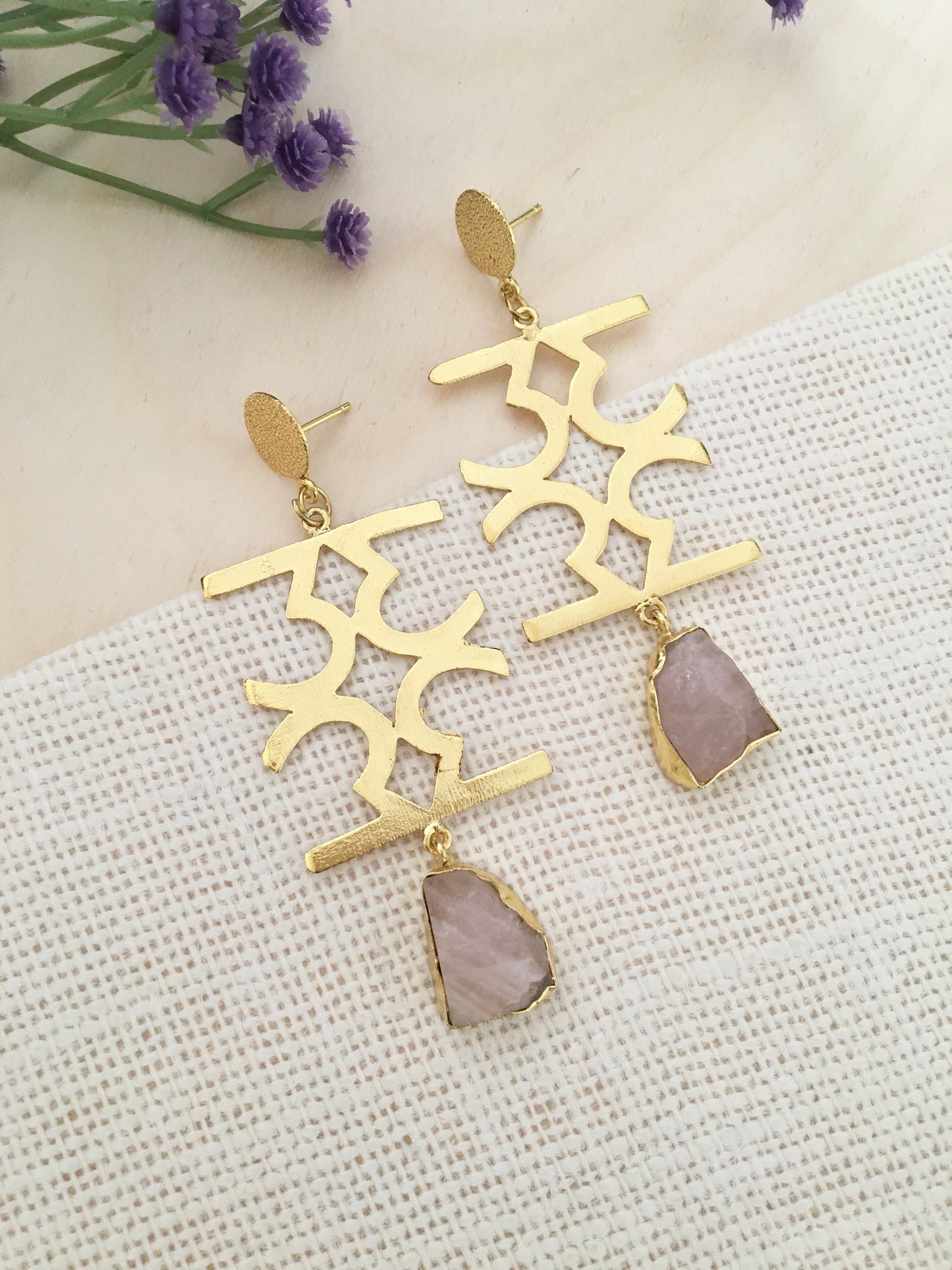 Modern Quartz Danglers