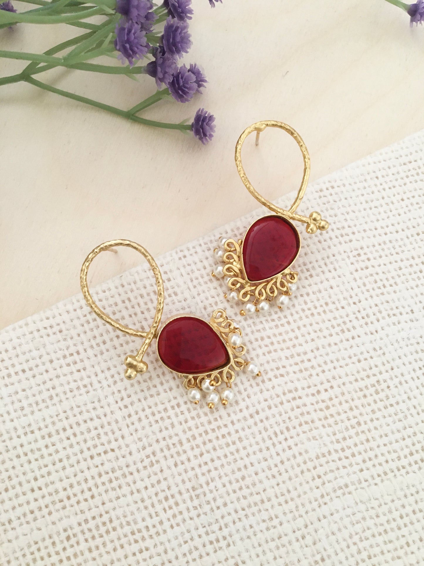 Teardrop Traditional Earrings