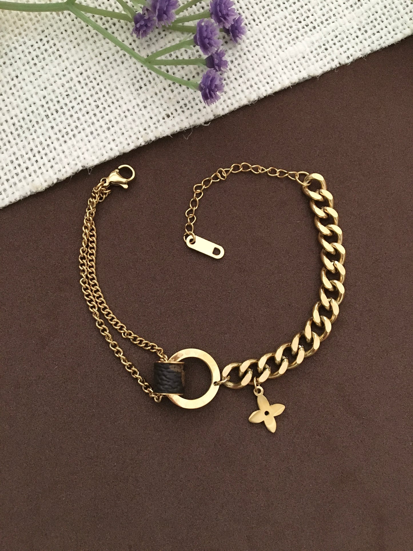 Floral Chain Bracelet