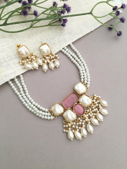 Pearl Multi-Strand Necklace Set