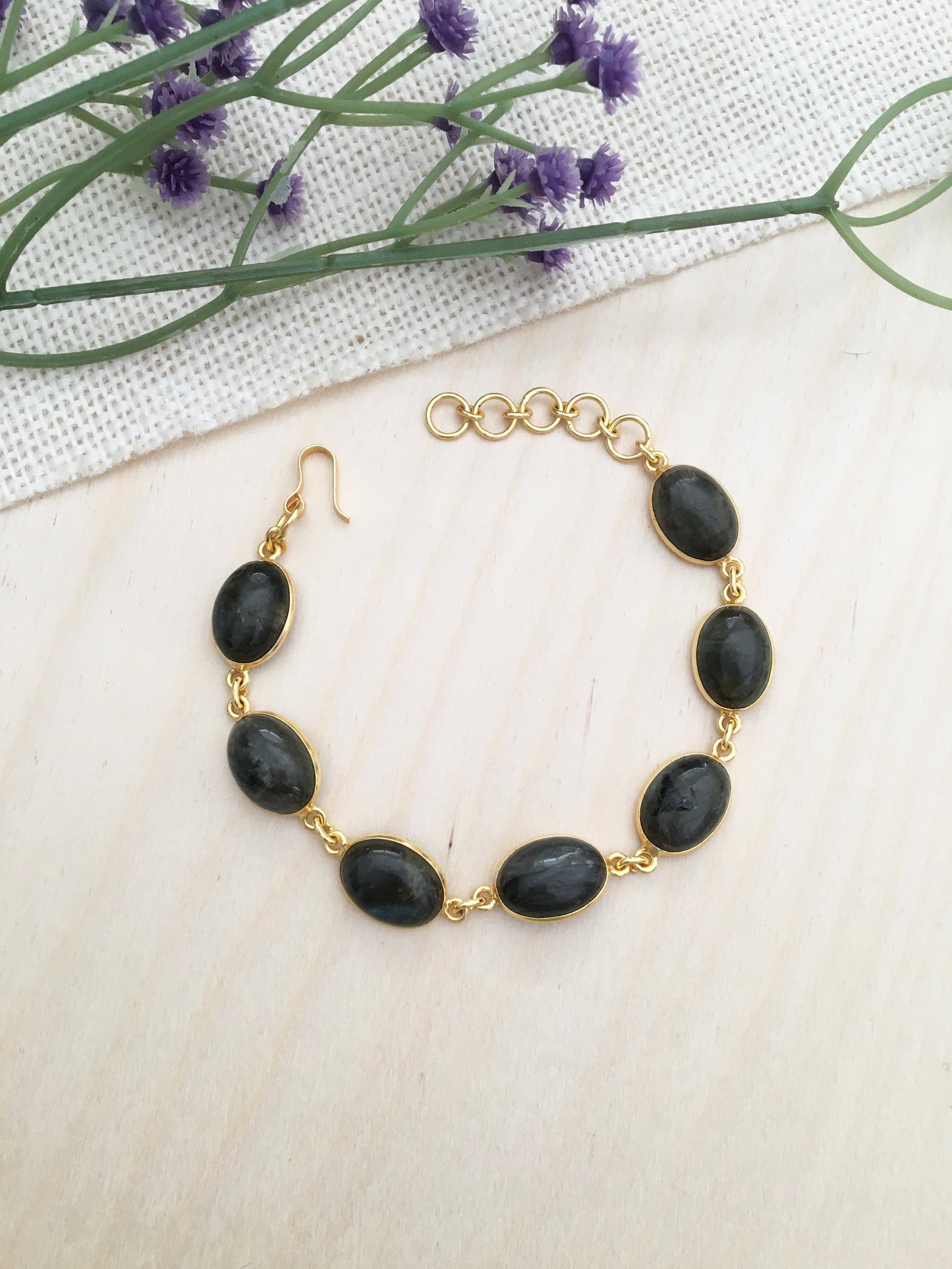 Oval Stone Bracelet