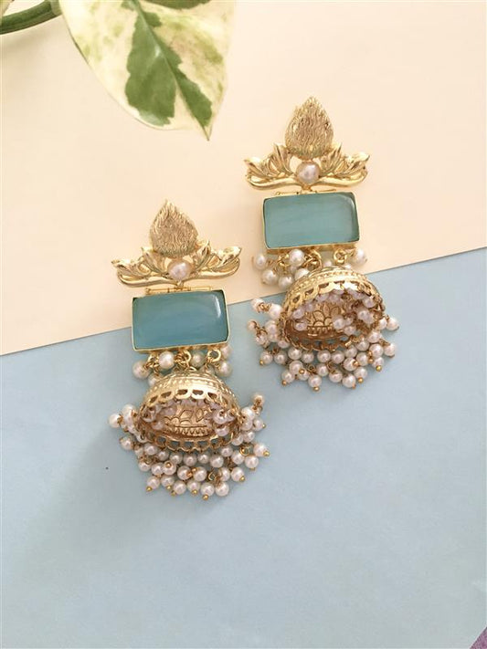 Long Traditional Jhumki Earring