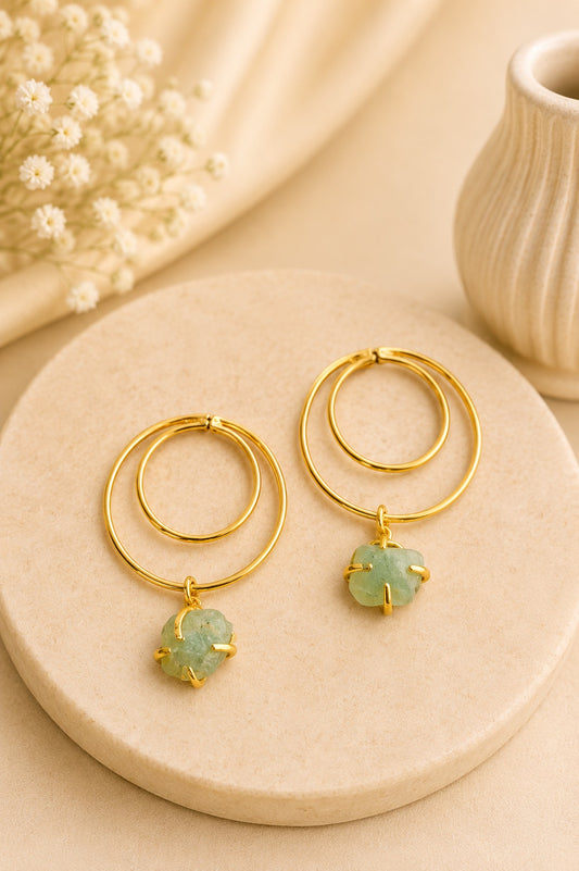 Astra Double Hoop Earrings