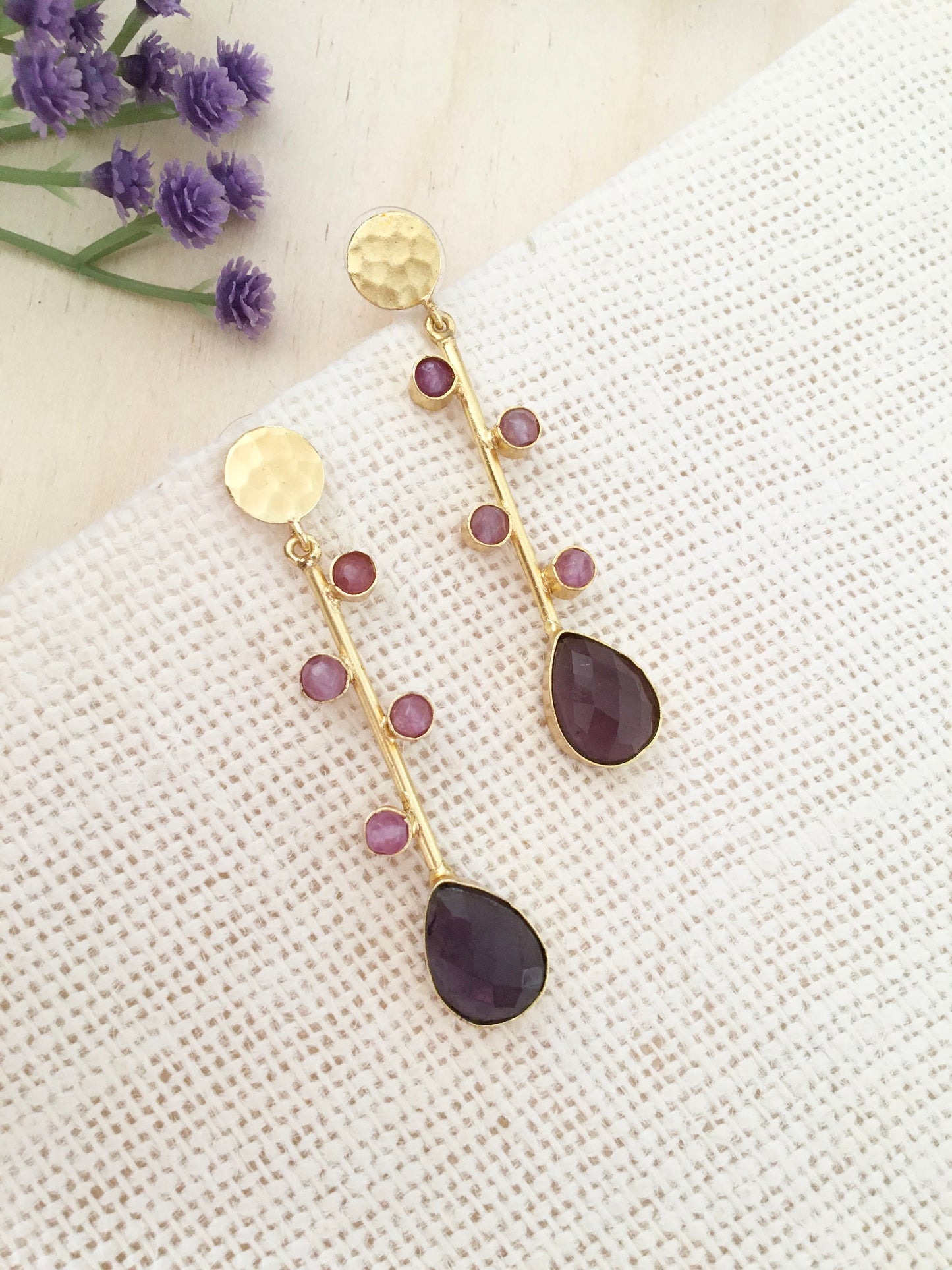 Gemline Drop Earrings