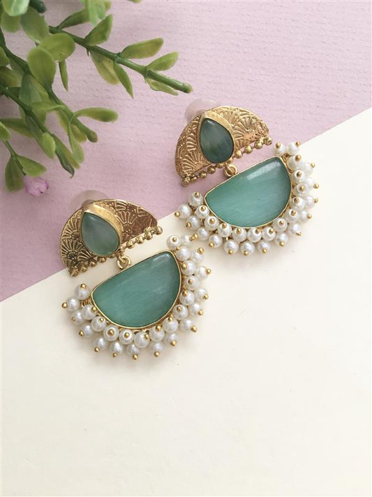 Arwen Hammered Glossy Earring
