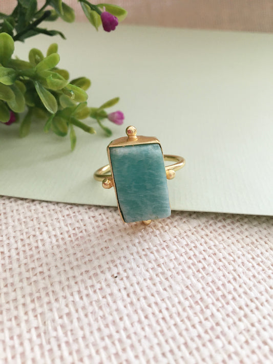 Natural Raw Stone Rings
