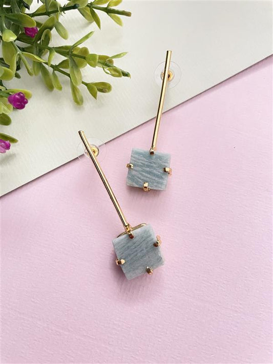 Suchita Raw Stone Stud Earring