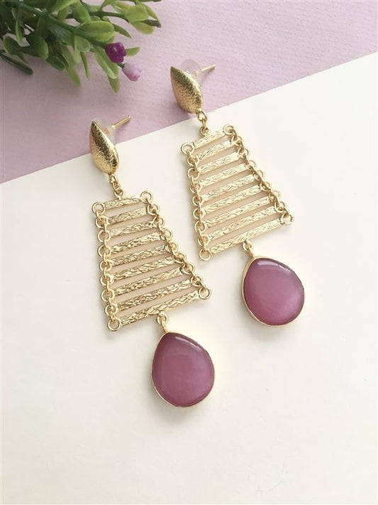Golden Multiple Chains Drop Earring