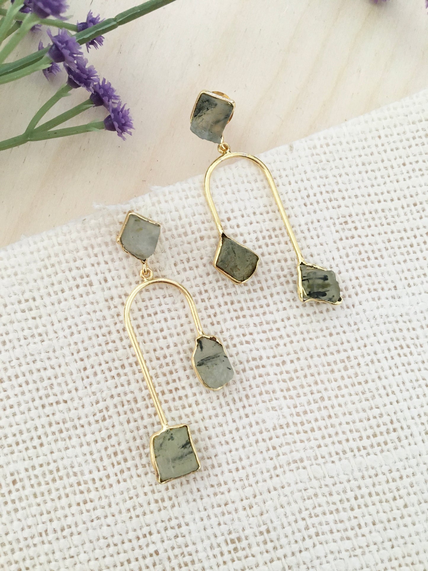 Multi-Stone Dangler Earrings