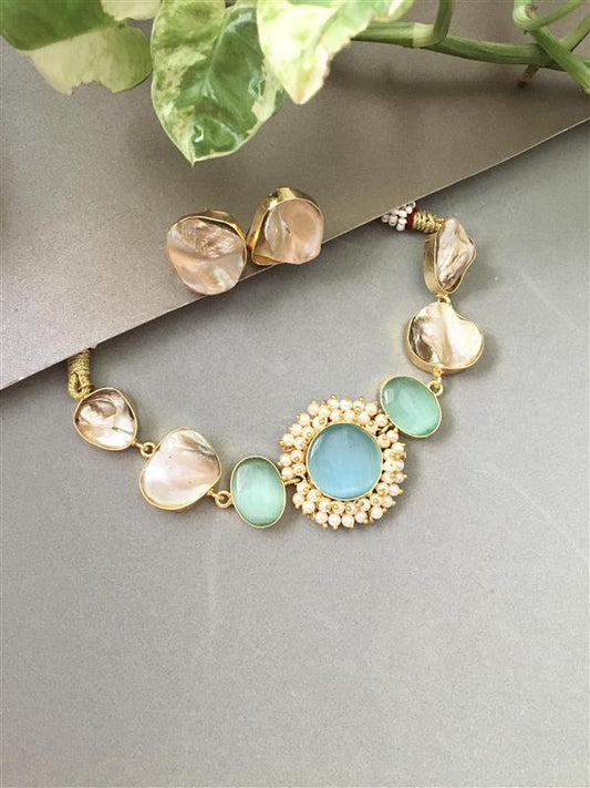 Monalisa Stone Choker Set