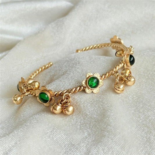 Floral Charm Antique Bracelets