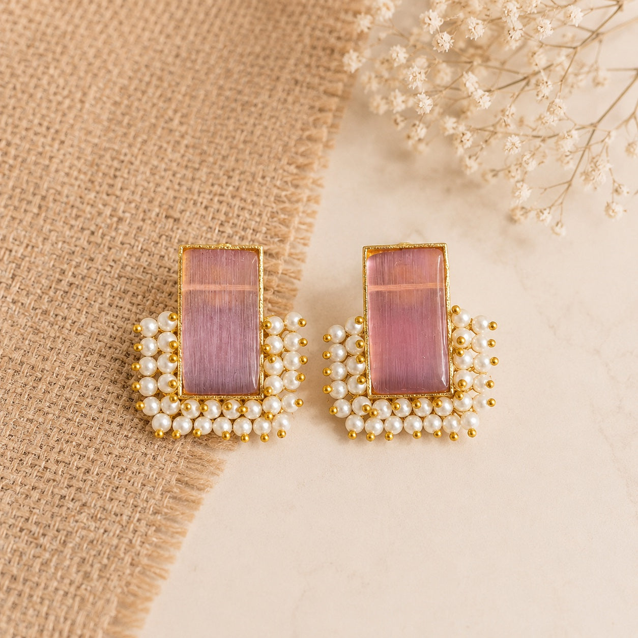 Gulzaar Frame Stud Earrings