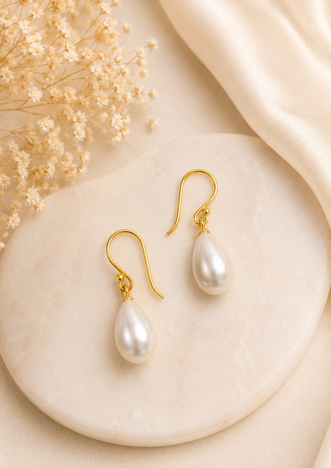 Pearl Dew Drop Earrings