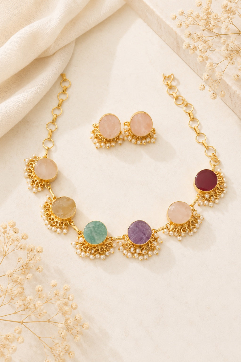 Samaira Choker Necklace Set