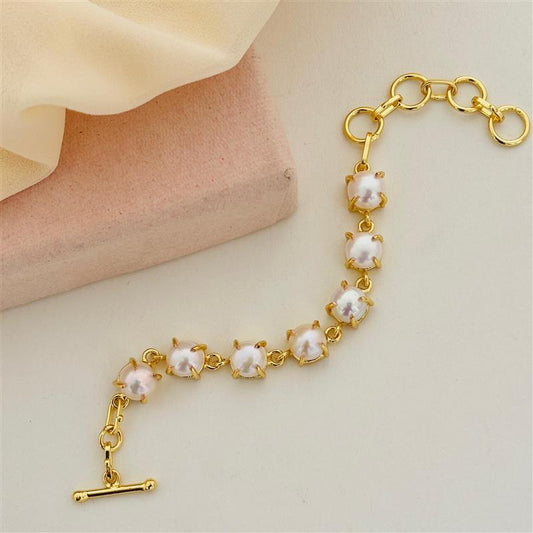 Fresh Water Pearl Chain Bracelet