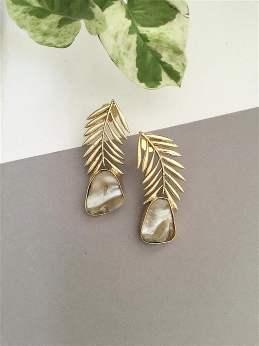 Mop Leaf Earring