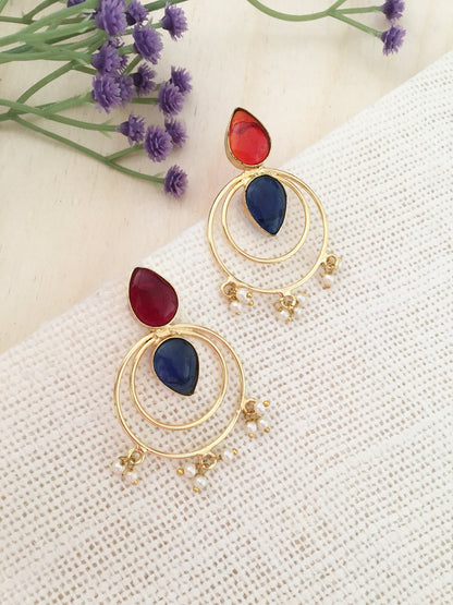 Radiant Fusion Hoop Drops | BlissByTakshvi