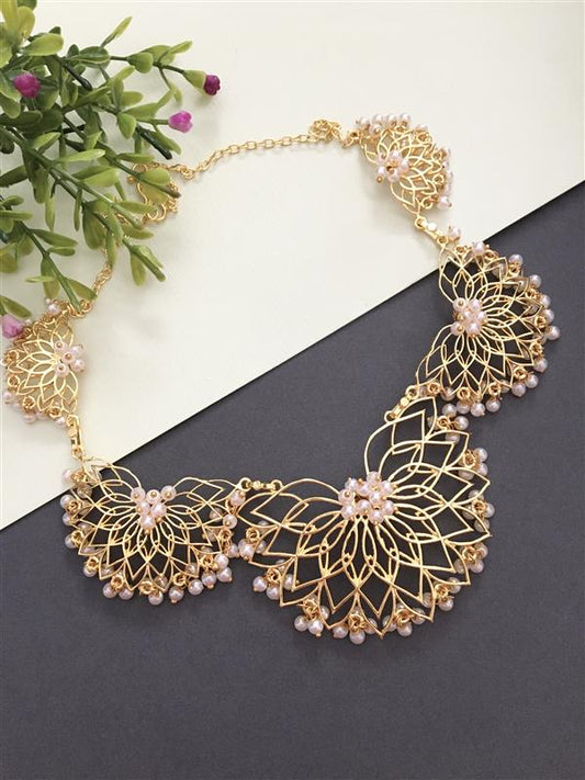 Filigree Bloom & Golden Lotus Choker