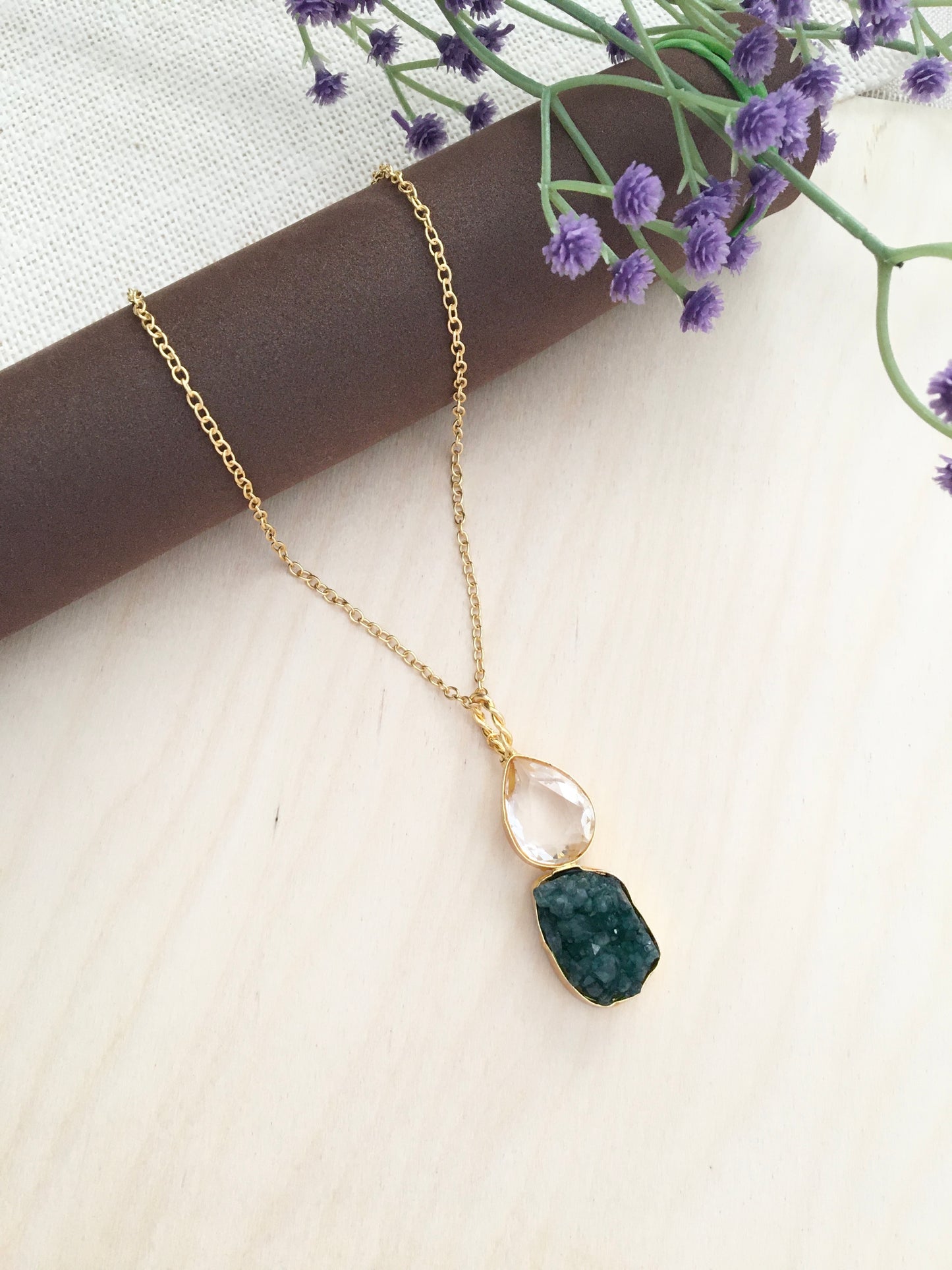 Dew Drop Pendant Necklace