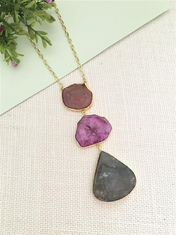 Triple-Stone Pendant