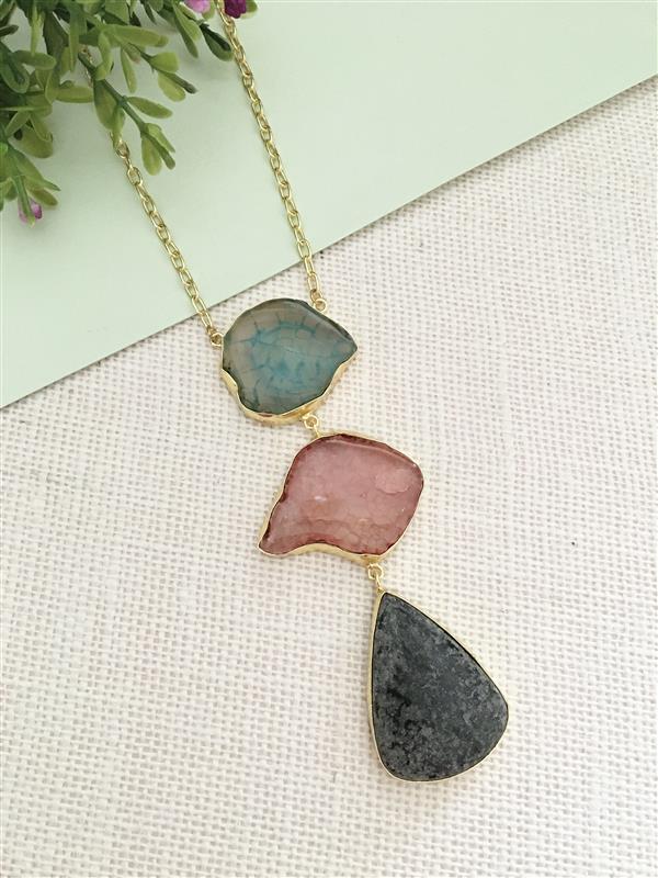 Triple-Stone Pendant