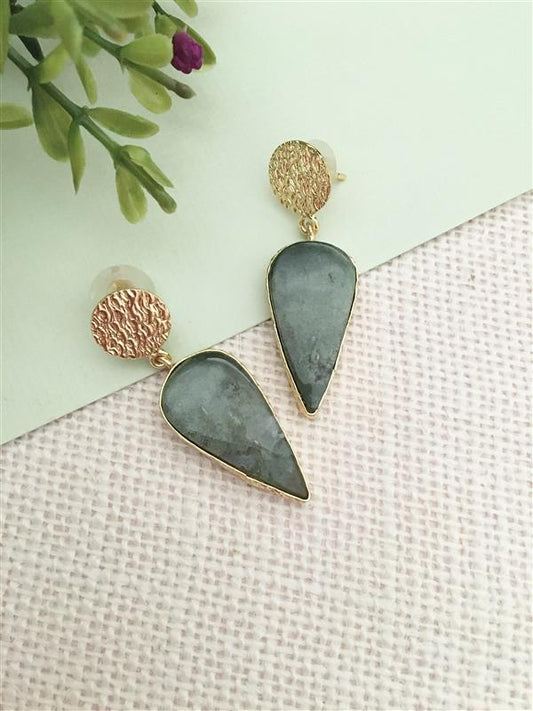 Raw Stone Earring