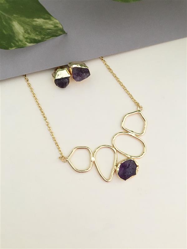 Rough Stone Western Chain Pendant