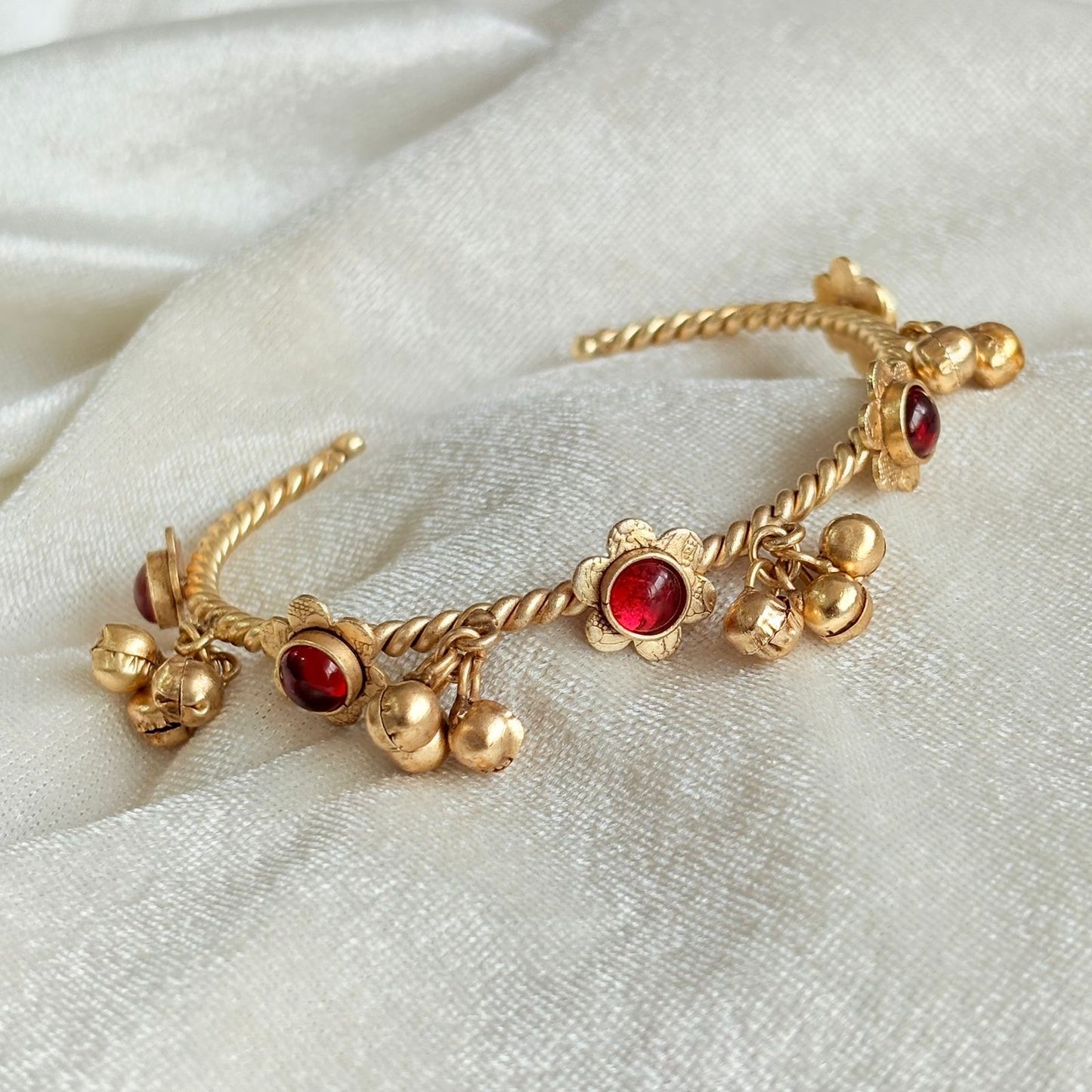 Floral Charm Antique Bracelets