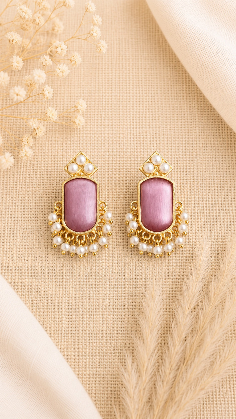 Roshani Drop Stud Earrings