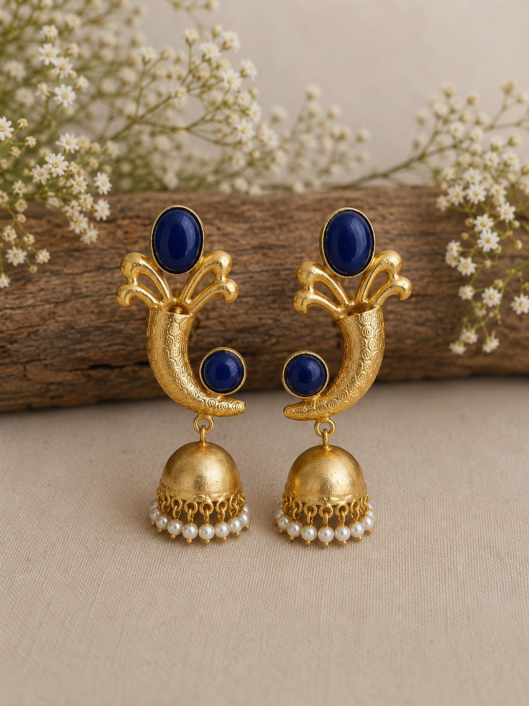 Vrinda Jhumka Earrings