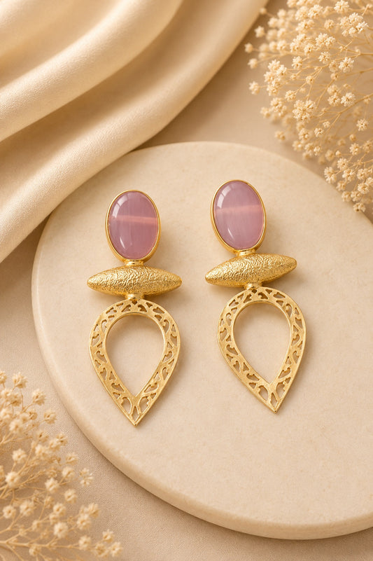 Aurette Filigree Drop Earrings