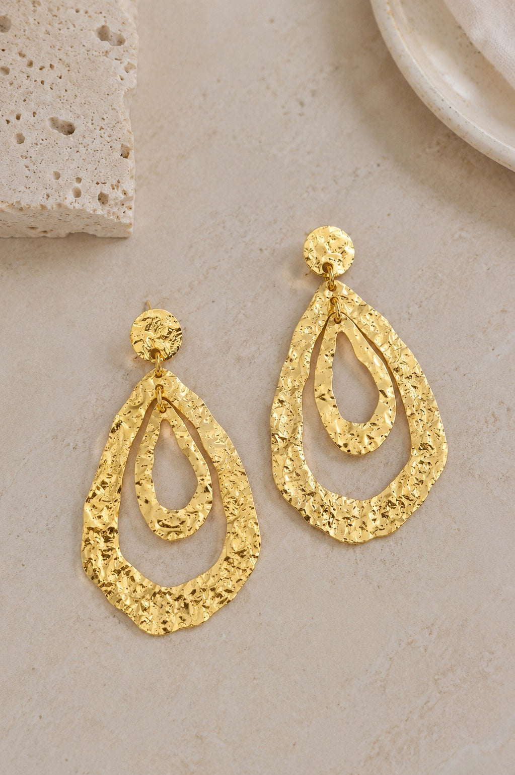 Evara Layered Earrings