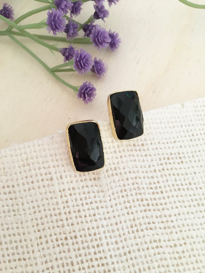 Glow Square Stud Earrings | BlissByTakshvi