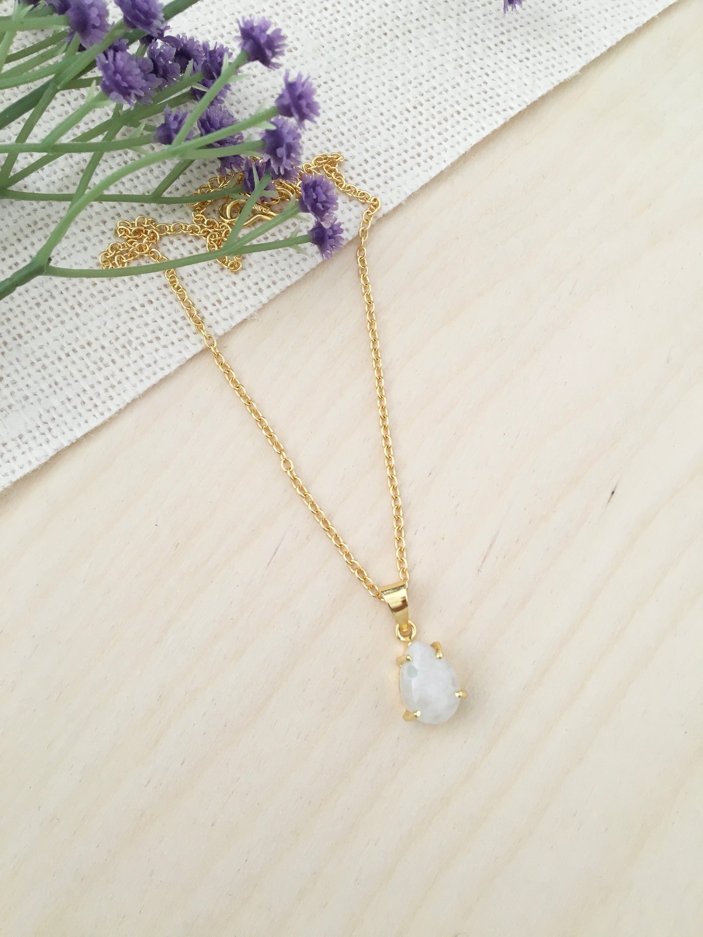 Crystal Drop Necklace