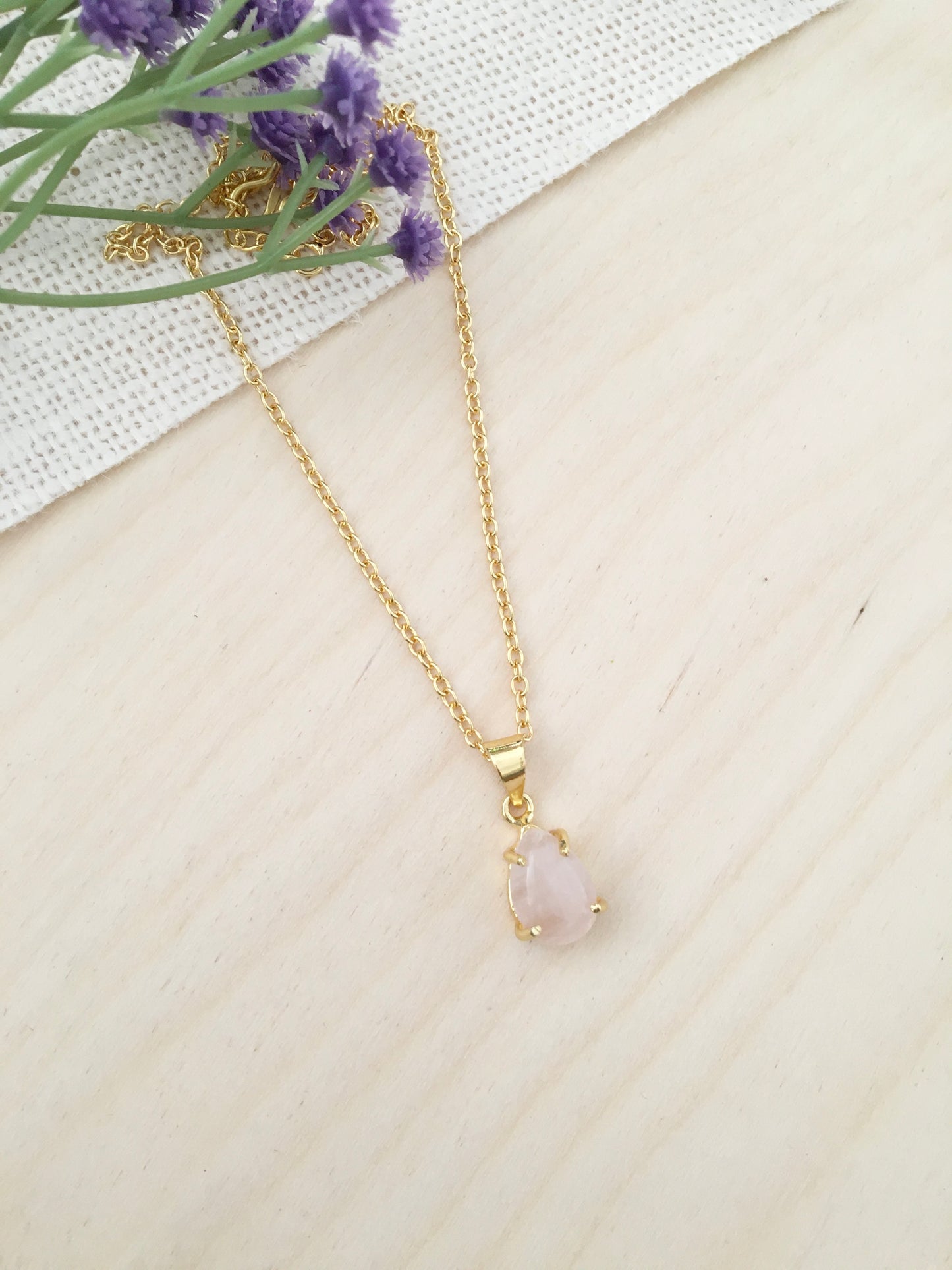 Crystal Drop Necklace