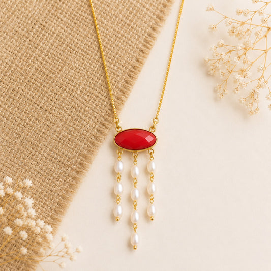Sejal Pearl Cascade Pendant