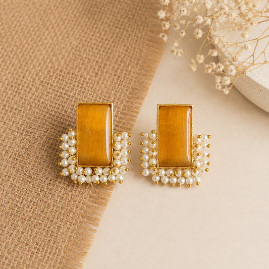 Aamra Frame Stud Earrings
