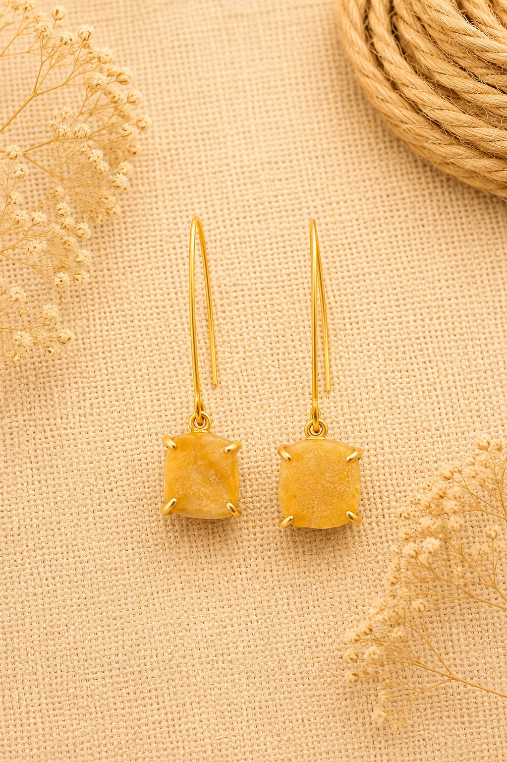 Golden Harvest Drop Earrings