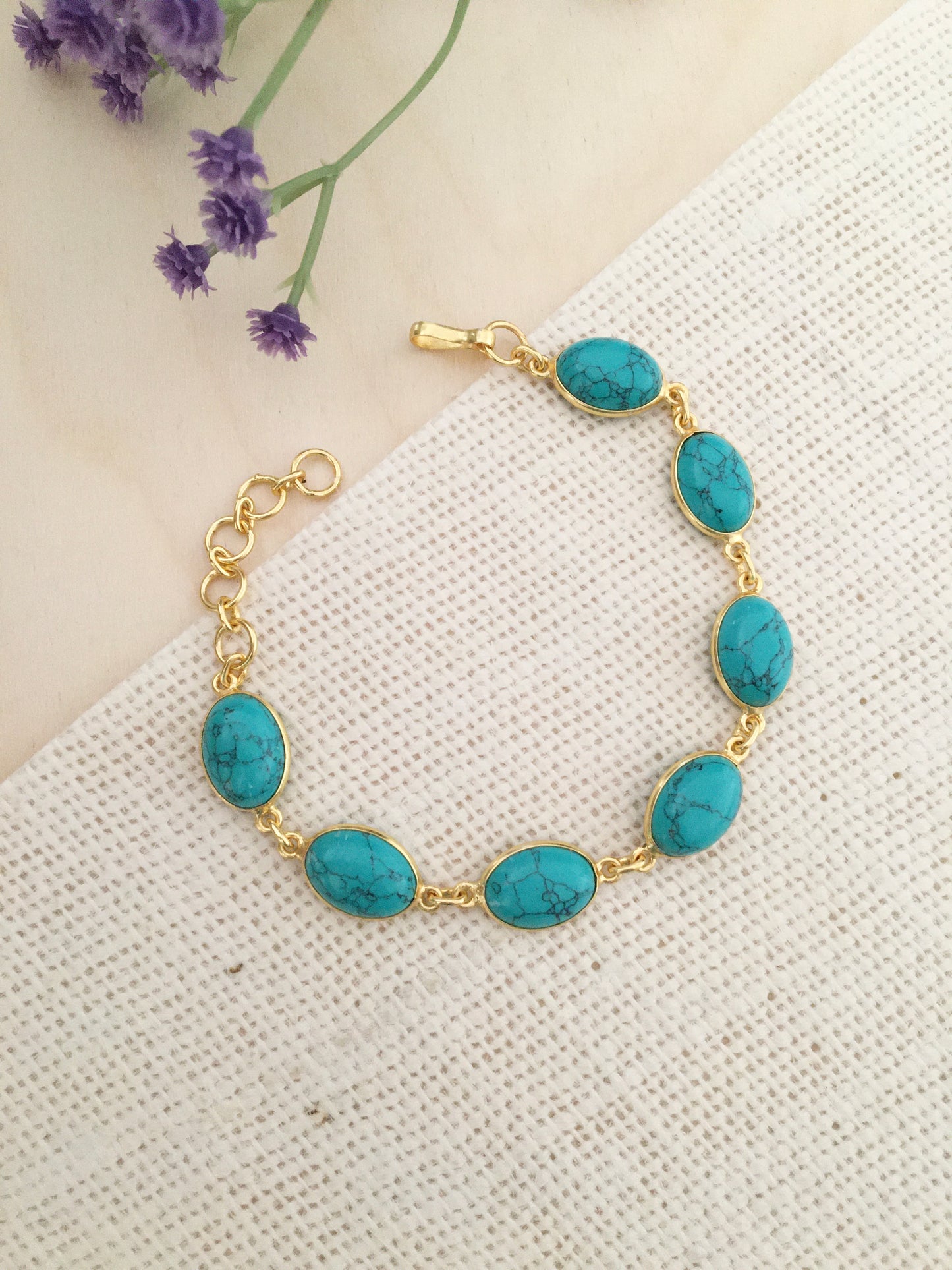 Oval Stone Bracelet