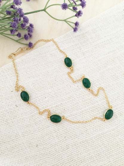 Oval Stone Chain