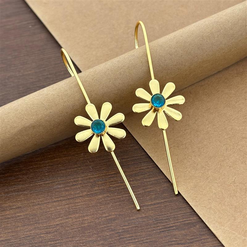 Daisy Drop Cuff Earrings