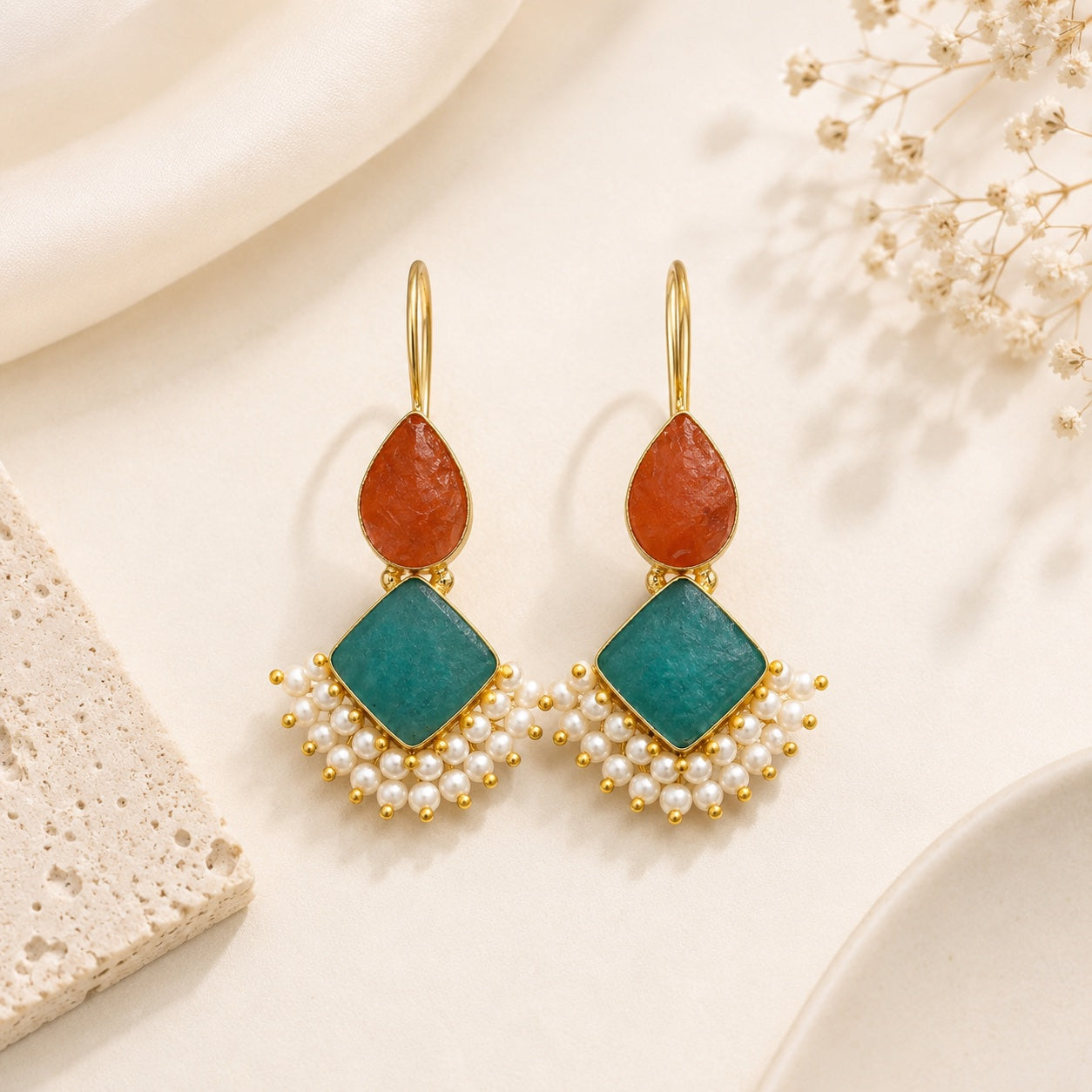 Akshara Drop Earrings