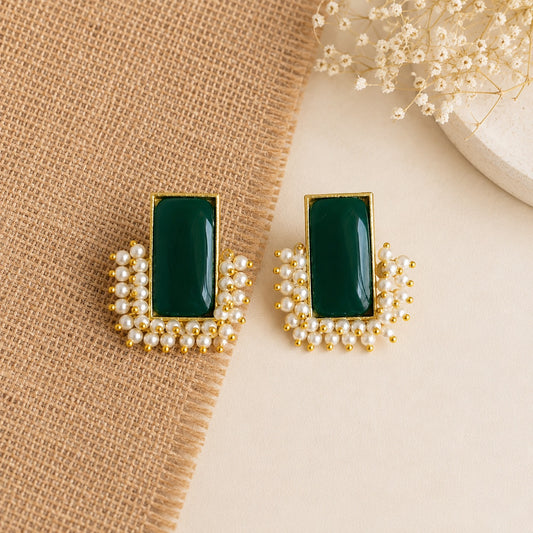Urvika Frame Stud Earrings
